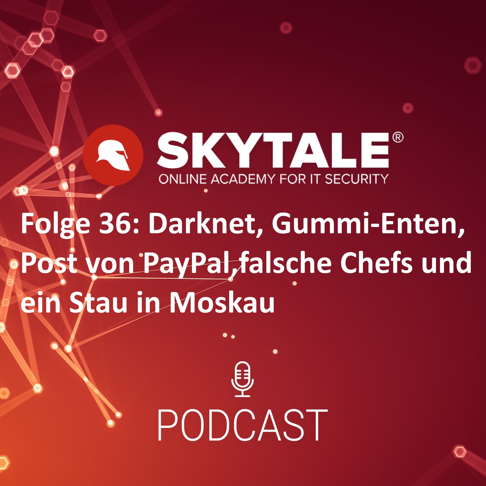 SKYTALE Podcast Folge 36: Darknet, Cookie-Diebstahl, Bad USB Sticks und ein Taxistau